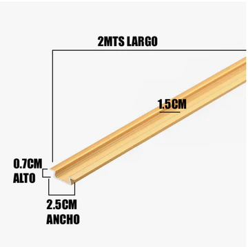 Perfil de Aluminio Para Cinta LED 2mt. ELEGANTE CON TAPA - Imagen 5
