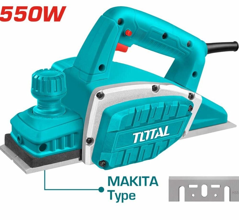 CEPILLO CARPINTERO ELECTRICO 550w TOTAL - Imagen 2