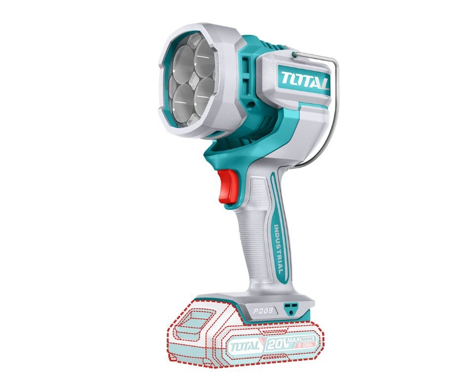 LINTERNA DE TRABAJO 2000LM LED - TOTAL - Imagen 2