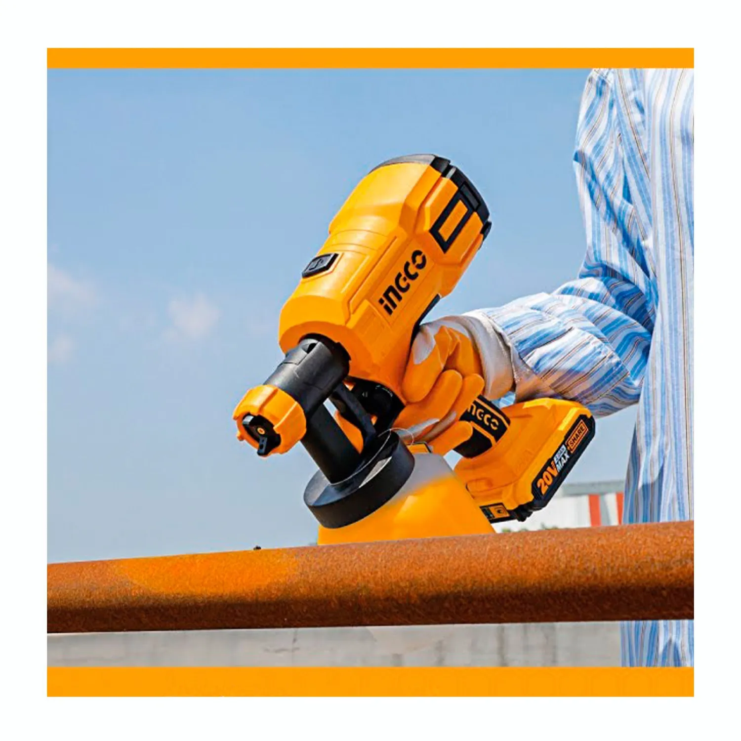 PISTOLA INALAMBRICA PARA PINTAR INGCO 20V - Imagen 6