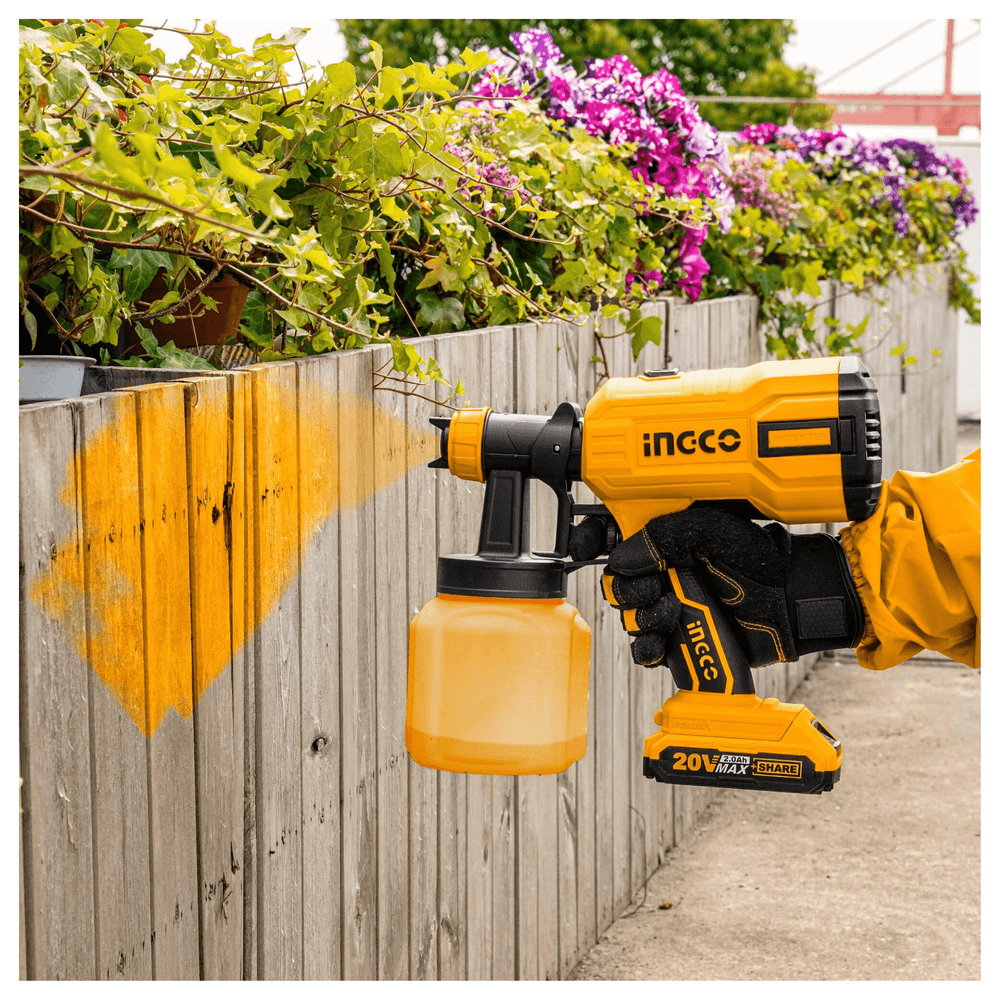 PISTOLA INALAMBRICA PARA PINTAR INGCO 20V - Imagen 7