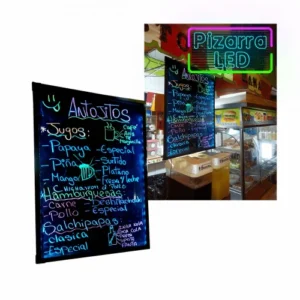 PIZARRA LED 60X80CM CON BATERÍA