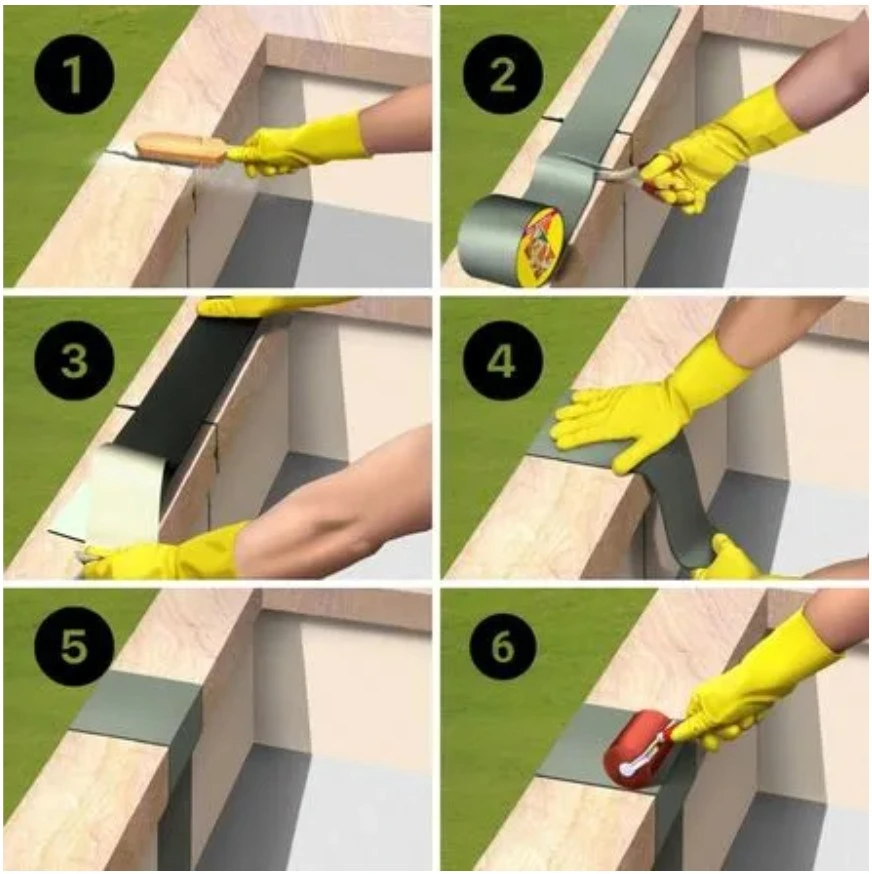 Cinta autoadhesiva impermeable (repara techos) - Imagen 5