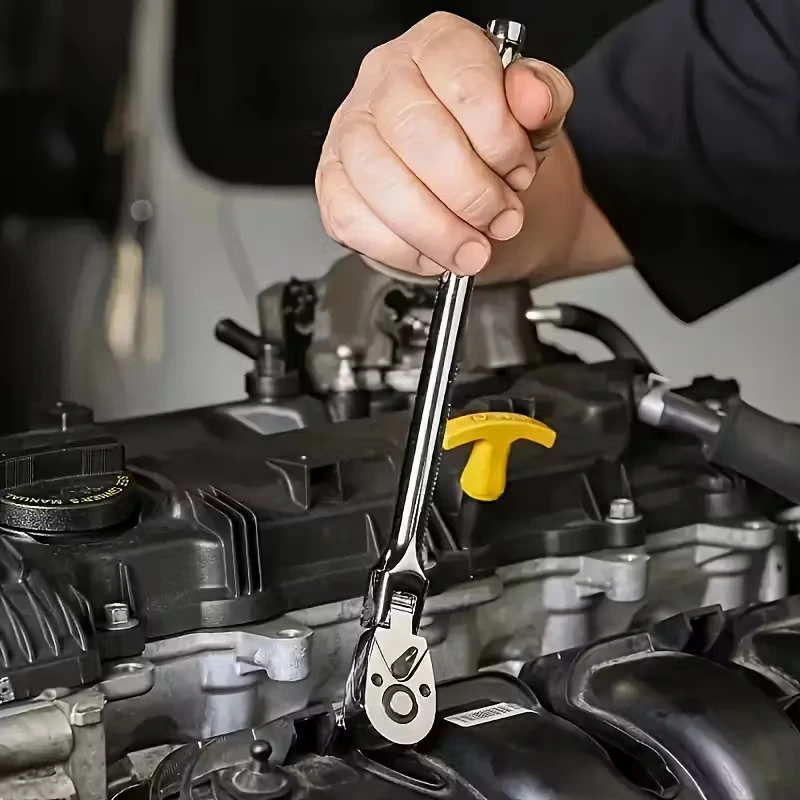 JUEGO DE DADOS M1/2 12PZS 10-24mm CON RATCHET Y EXTENSIÓN INGCO - Imagen 8