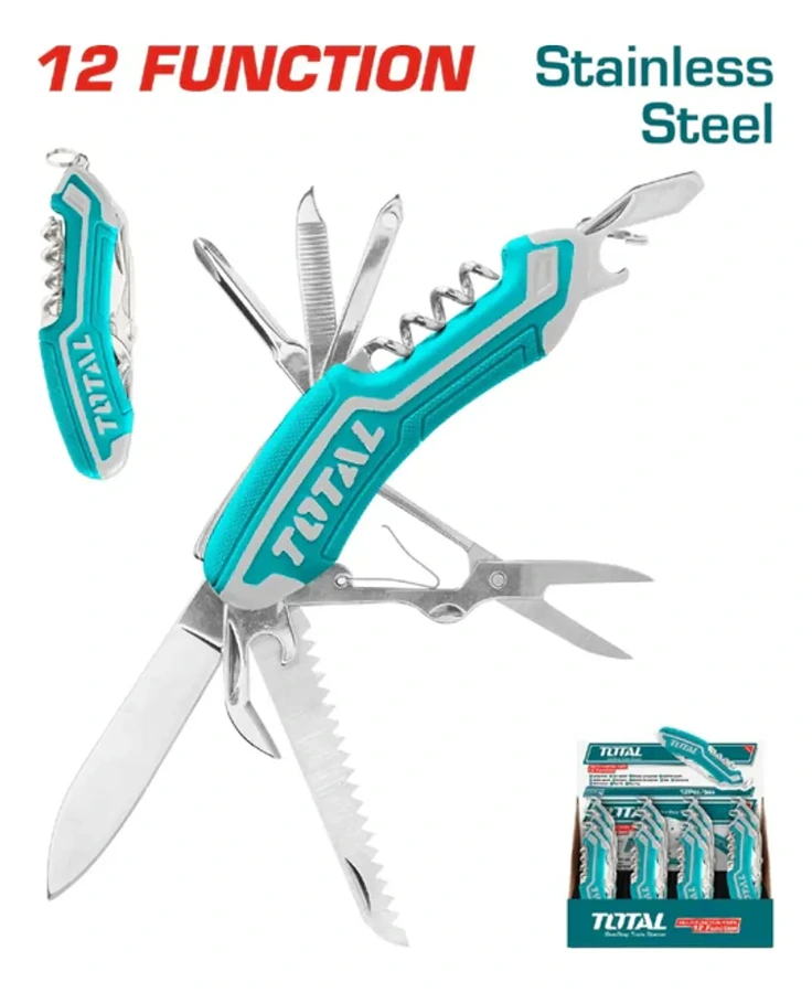 CUCHILLO 12 FUNCIONES MANGO SUAVE 9.5CM - Imagen 3