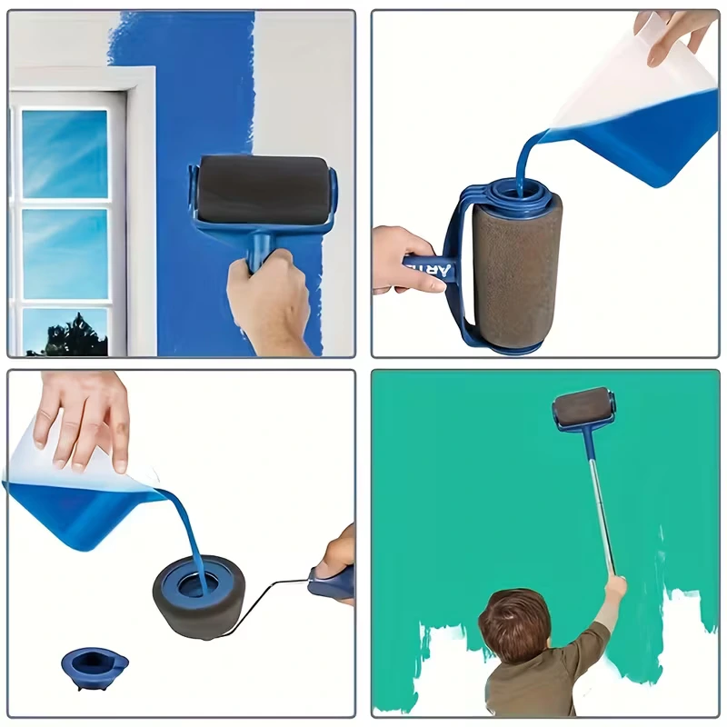 JUEGO DE RODILLO RECARGABLE 5PZA 1LTR UYUSTOOLS - Imagen 2