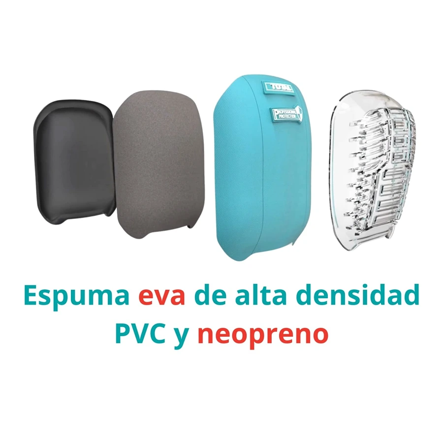 RODILLERAS DE TRABAJO 215X180 PVC CON ESCUDO INDUSTRIAL - Imagen 4